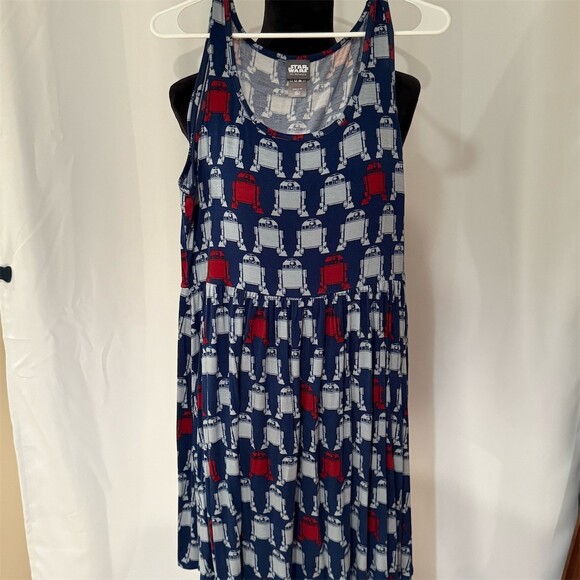 Her Universe Dresses & Skirts - Her Universe Star Wars R2-D2 Dress Womens XL Blue Fit & Flare Tank Knee